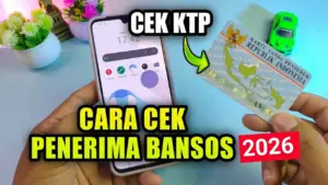 Cara Cek Bansos Pakai KTP Lewat HP & Arti Status Pencairan